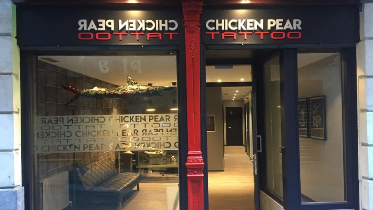 Chicken Pear Tattoo