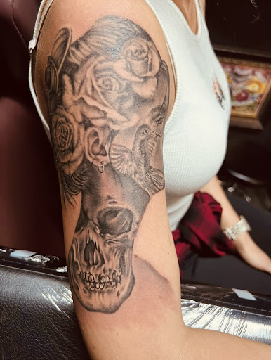 Explore healing symbol tattoo ideas, creative tattoo ideas in Warner Robins, available at Untold Pain Tattoo Studio