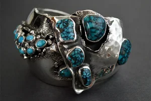 Contreras Gallery and Jewelry (Silversmiths) Custom handmade silver and turquoise jewelry. image