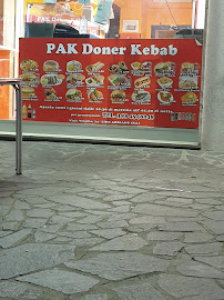 Menu / carte de PAK Doner Kebab à Lido Adriano