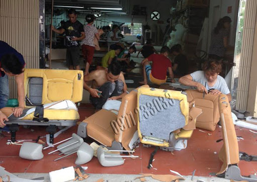 Sewing workshop Automotive Leather Seats