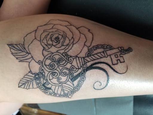 Explore amsterdam tattoo ideas, creative tattoo ideas in Arcade, available at 98 South Tattoo and Piercing