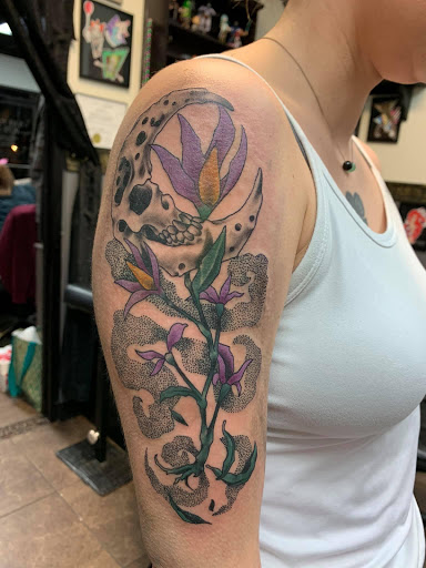 Explore tattoos on hand ideas, creative tattoo ideas in Houma, available at Black Pearl Tattoo Co