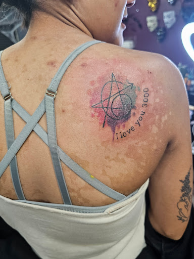 Explore forearm tattoo ideas for men, creative tattoo ideas in Clarksville, available at Dark Raine Tattoo