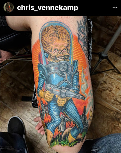 Explore black and white tattoo ideas for men, creative tattoo ideas in Marietta, available at Lucky Draw Tattoos III