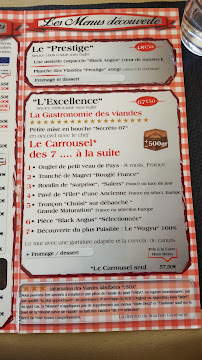 LE BOUCHON GOURMAND à Saint-Clair menu