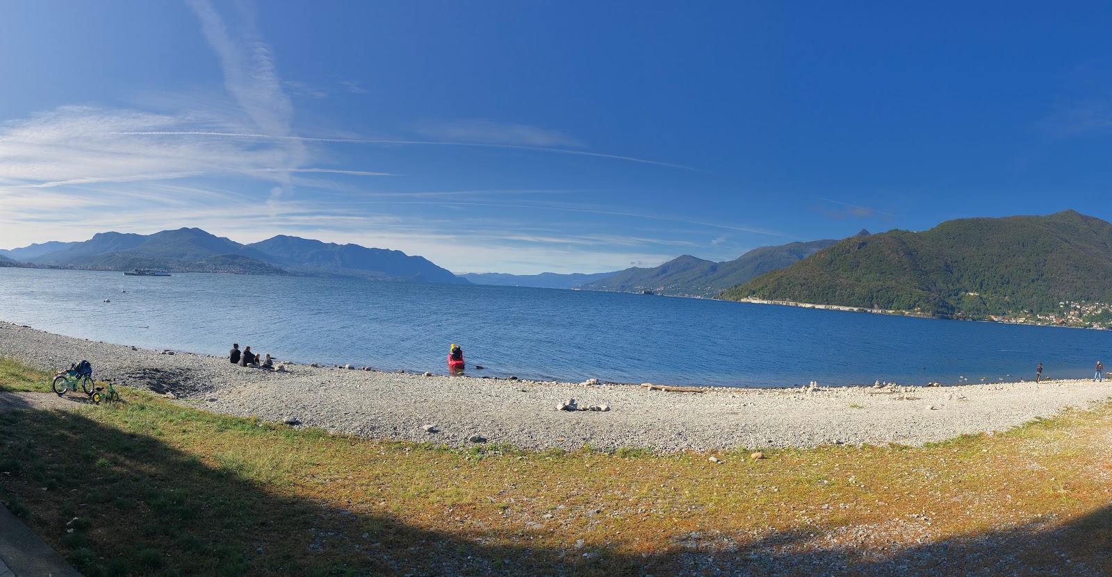 Valokuva Spiaggia Villa Osioista. pinnalla turkoosi vesi:n kanssa