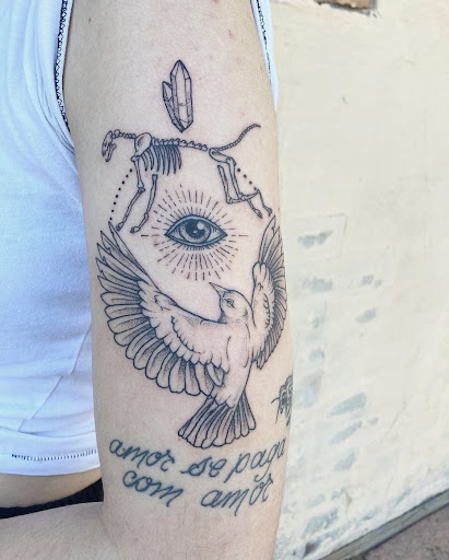 Explore flash random tattoo ideas, creative tattoo ideas in Carefree, available at Lucid Arts - Design & Tattoo