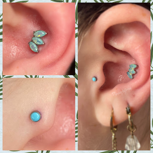 Explore ear tattoo ideas for women, creative tattoo ideas in Fort Walton Beach, available at Piercings by Torrie