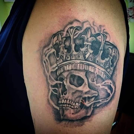 Explore black cover up tattoo ideas, creative tattoo ideas in Puyallup, available at Get Right Studios