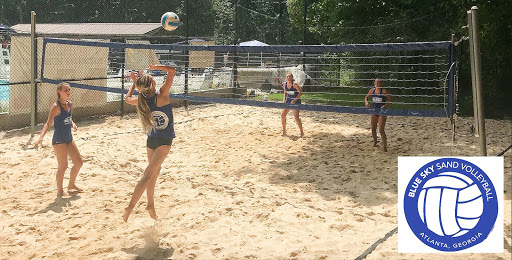 Blue Sky Sand Volleyball