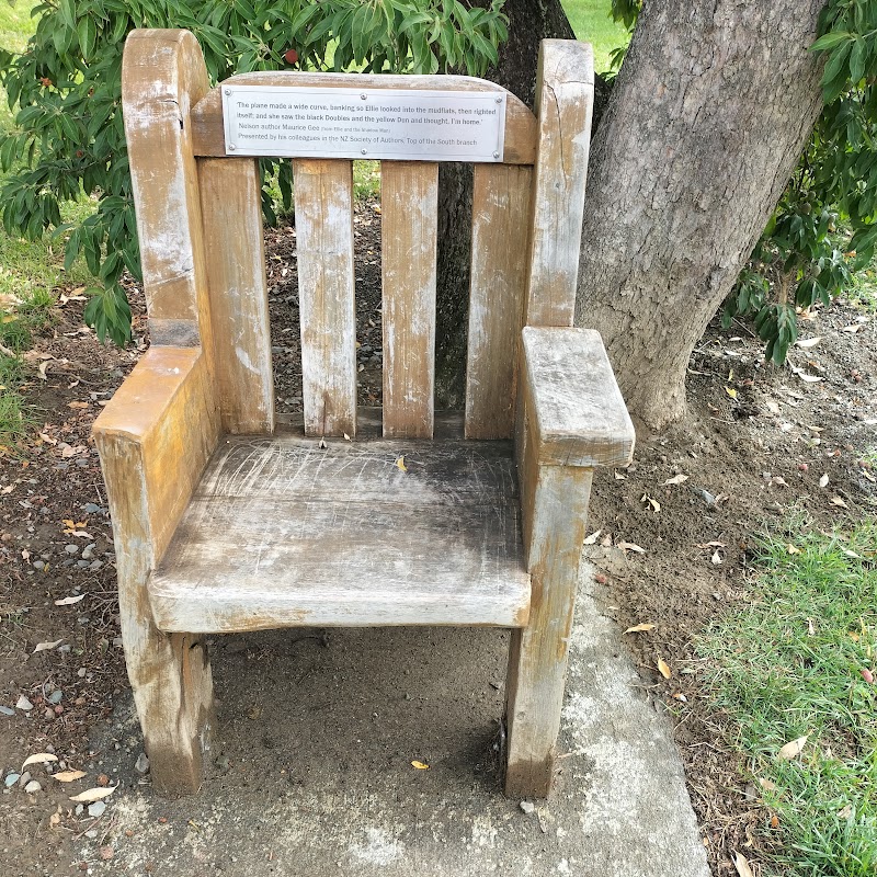 Maurice Gee Chair - Maitai River, Nelson