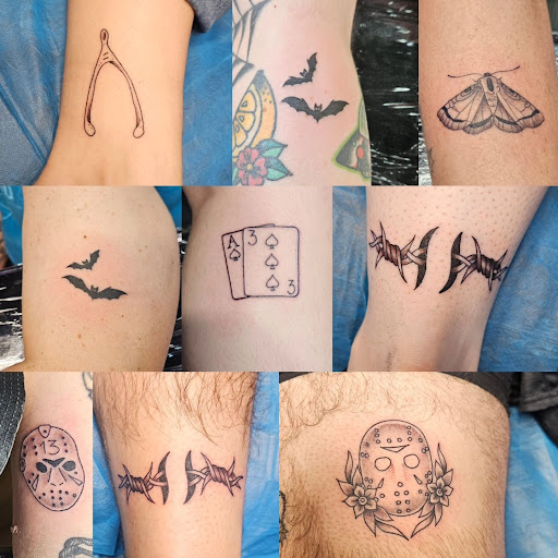 Explore death tattoo ideas, creative tattoo ideas in Belgrade, available at The Loyal Sparrow Tattoo and Piercing