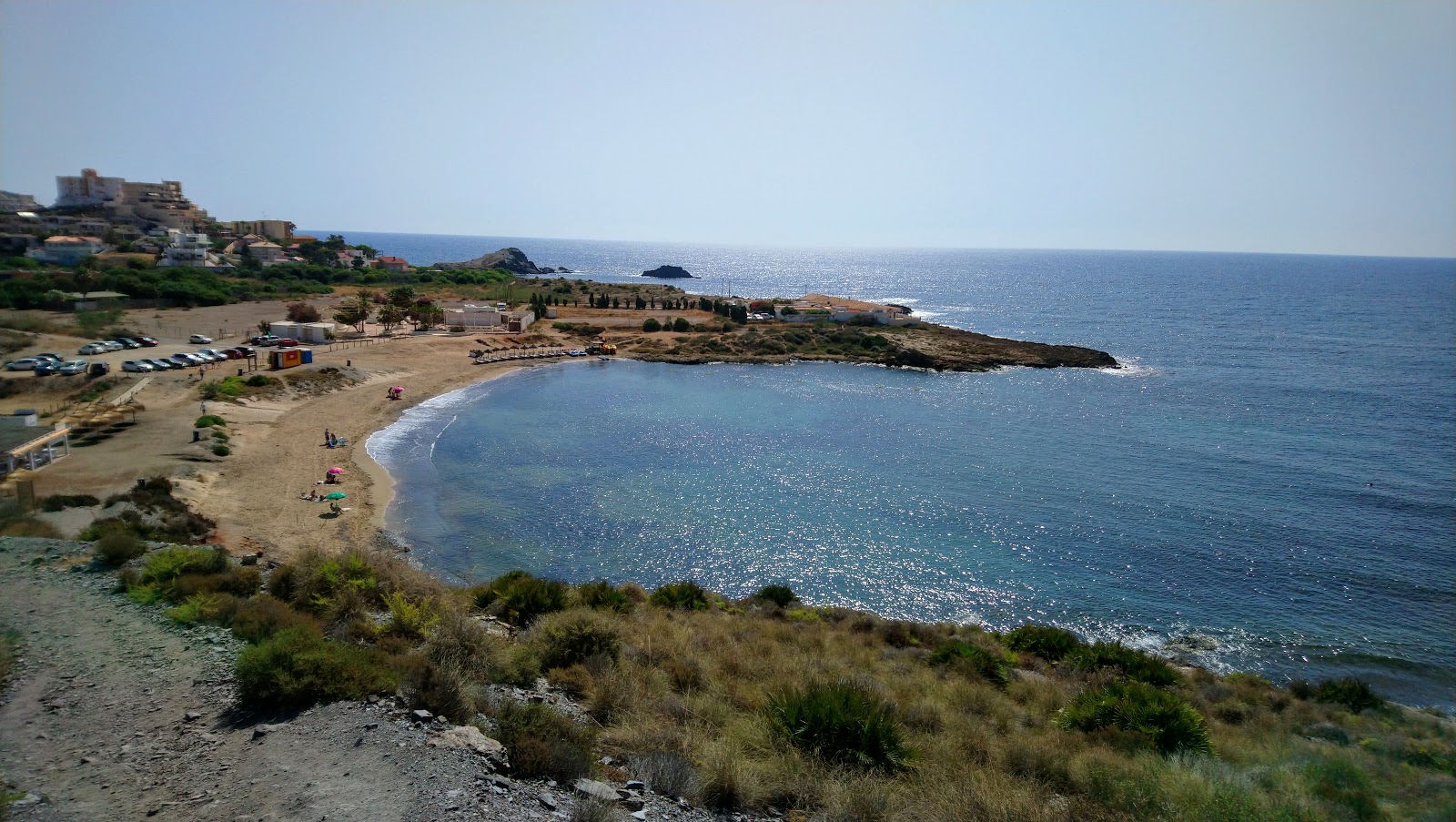 Photo of Cala Reona and the settlement