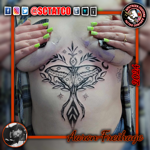 Explore greek sleeve tattoo ideas, creative tattoo ideas in Fayetteville, available at Southern Customs Tattoo Company
