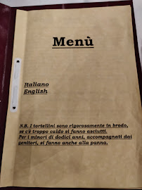 Antica Trattoria Cervetta à Modena carte