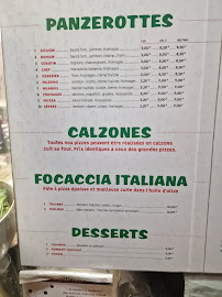 Carte du Pizzeria Tonyaldo à Eybens