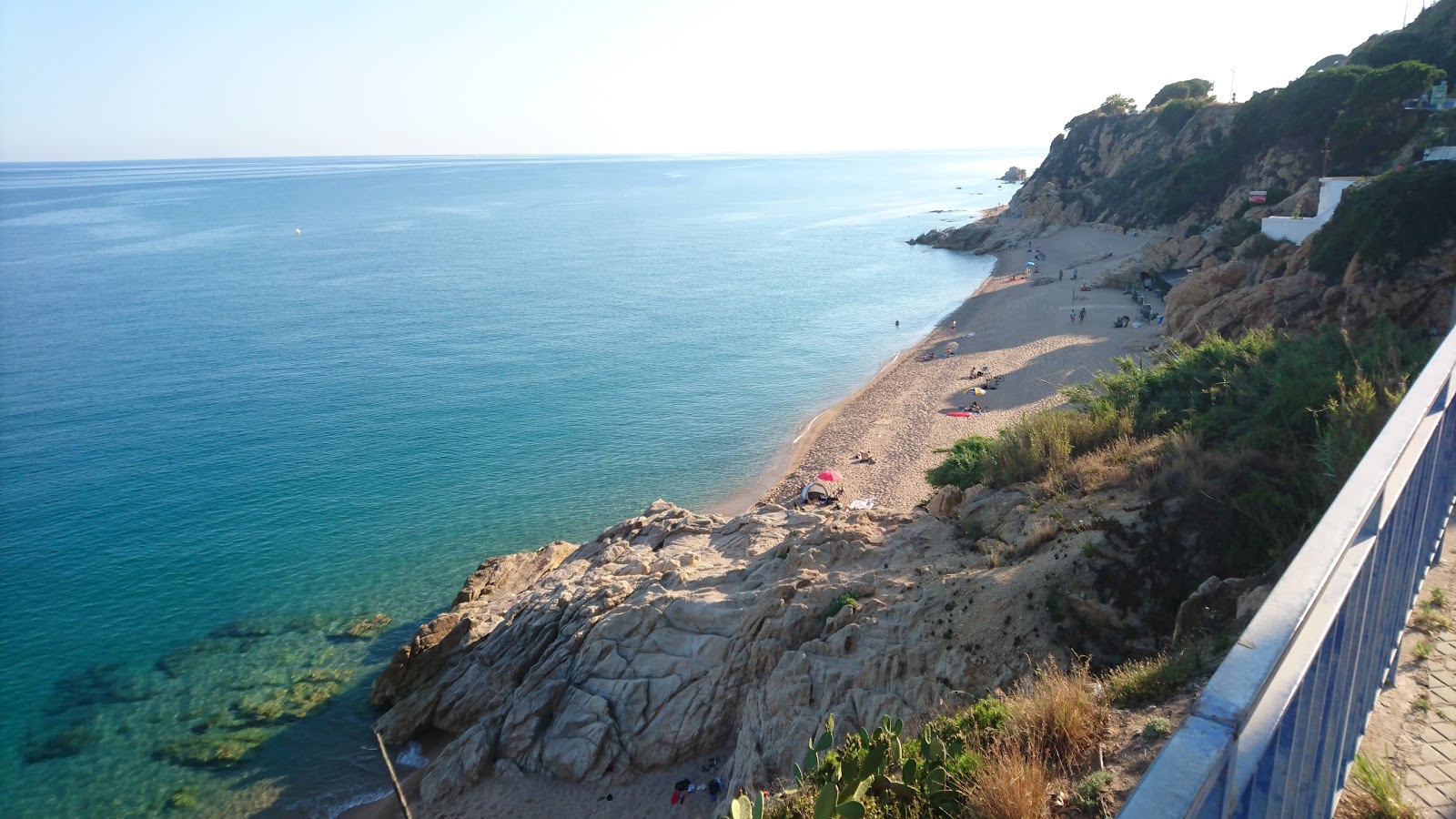 Photo de Cala de la Vinyeta avec un niveau de propreté de très propre