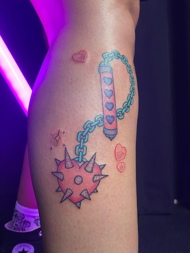 Explore cat tattoo ideas, creative tattoo ideas in Spokane, available at Fortunata Tattoo Studio