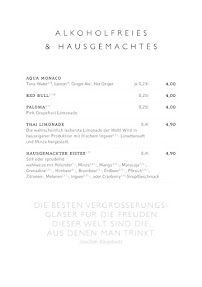 Schwabinger Wassermann à Munich menu