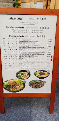 1995 à Paris menu