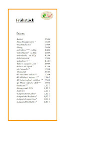 Zapf Hofmarkt à Kandel menu