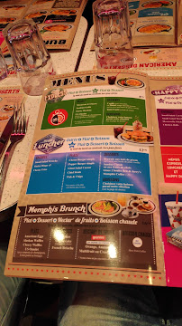 Memphis - Restaurant Diner à Niort menu