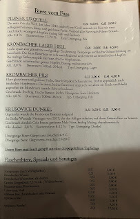 Landgasthof Carolus à Nidderau menu