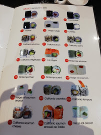 Menu / carte de Sushi Sun à Paris