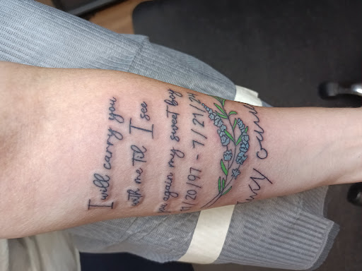 Explore male chest tattoo ideas, creative tattoo ideas in Port Jervis, available at The Shop Tattoo