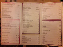 Menu du I Monticiani à Rome