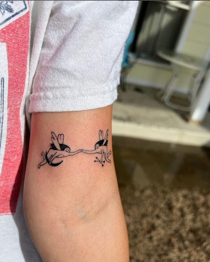 Explore firefighter tattoos ideas, creative tattoo ideas in Orange, available at Top Floor Tattoo Studio