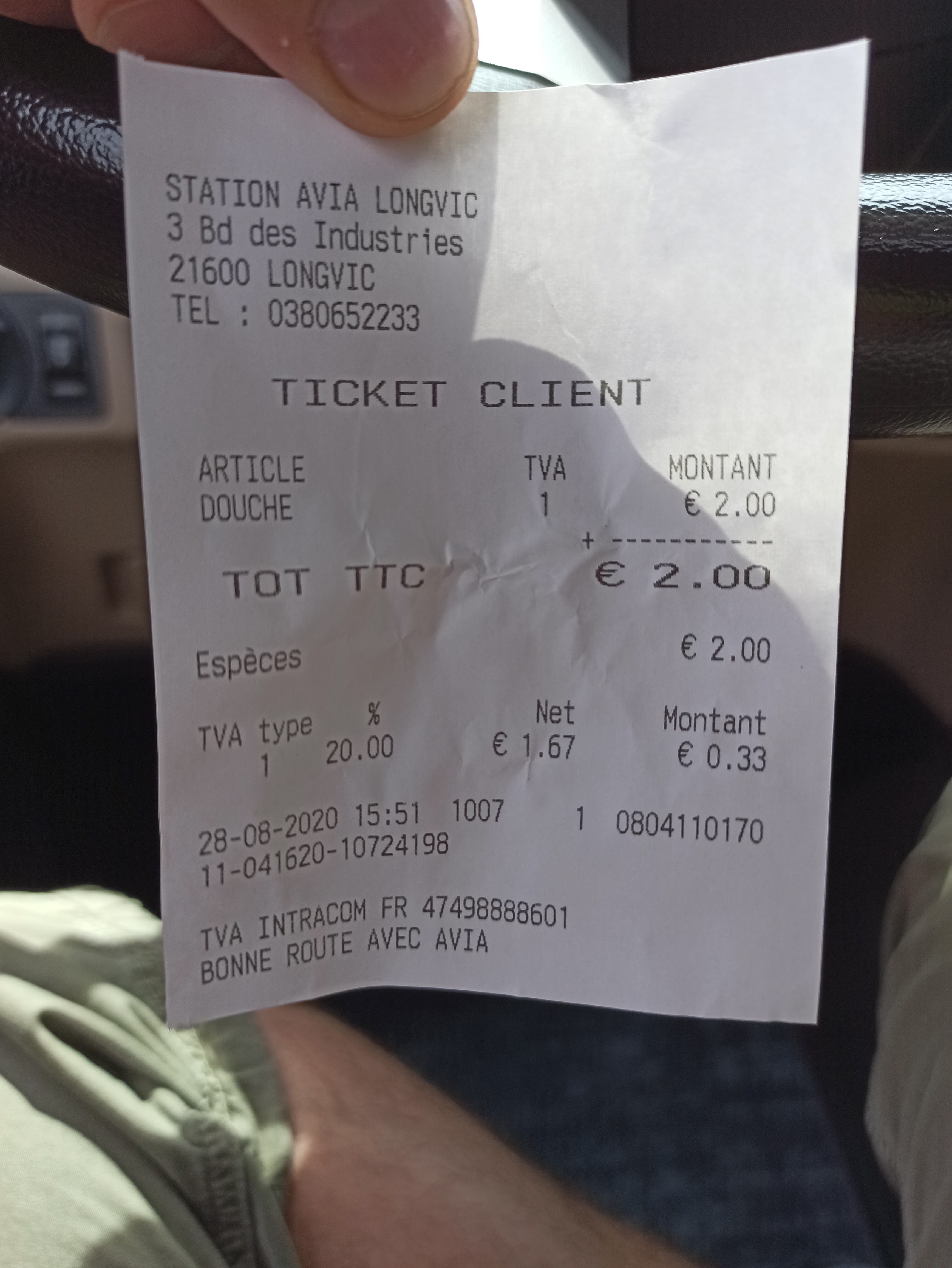 Photo n° 1 de l'avis de SEREGA. fait le 28/08/2020 à 13:55