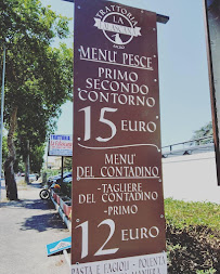 Restaurant La Falascana à Anzio - menu / carte