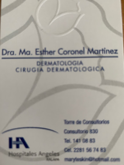 Dra. María Esther Coronel Martínez