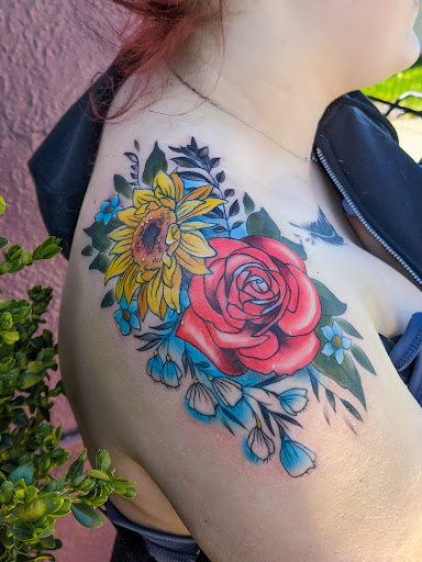 Explore state of texas tattoo ideas, creative tattoo ideas in Three Rivers, available at Portfolio Ink, LLC