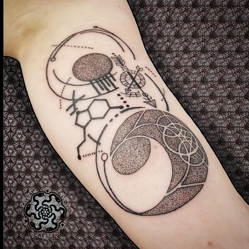 Explore neck tattoo ideas woman, creative tattoo ideas in San Diego, available at Funhouse Tattoo