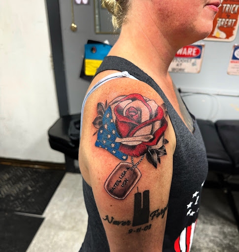 Explore womens sleeve tattoo ideas, creative tattoo ideas in Hudson Falls, available at ALTERED ADDICTION TATTOOS