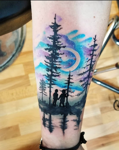 Explore mother memorial tattoo ideas, creative tattoo ideas in Benton, available at Spectrum Tattoo