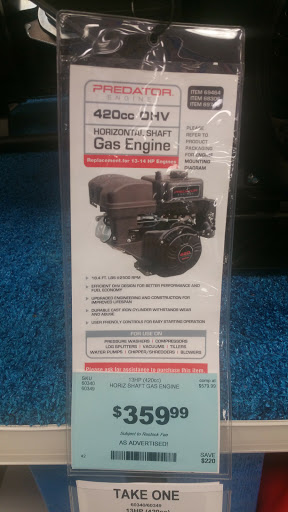 Hardware Store «Harbor Freight Tools», reviews and photos, 3400 Rogers Ave STE 100, Fort Smith, AR 72903, USA