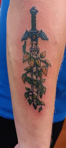 Explore painting tattoo ideas, creative tattoo ideas in Weatherford, available at Old Souls Ink