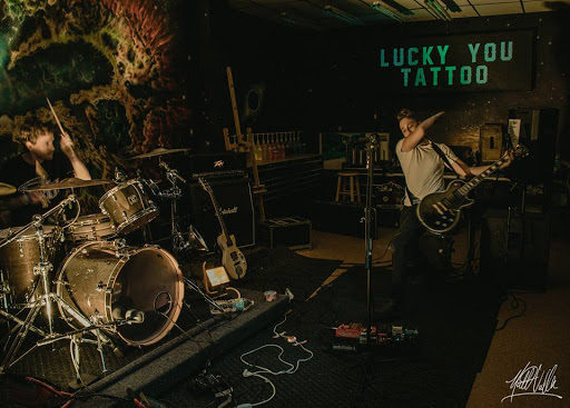Explore rock music tattoo ideas, creative tattoo ideas in Saint Petersburg, available at Lucky You Tattoo
