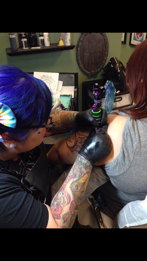 Explore black panther party tattoo ideas, creative tattoo ideas in Fontana, available at Dark Hearts Tattoo Gallery