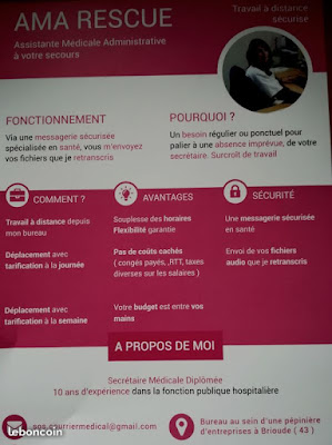 ASSISTANTE ADMINISTRATIVE PARTICULIERS ET PROFESSIONNELS (Services à la personne) à Cohade