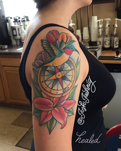 Explore basketball tattoo ideas for guys, creative tattoo ideas in Houghton, available at Bramble & Stag Tattoo Parlour