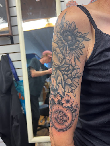 Explore cool small face tattoo ideas, creative tattoo ideas in Eureka Springs, available at Sailors Luck Tattoo