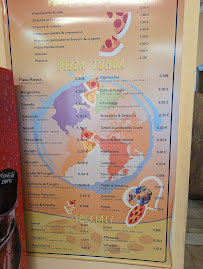 Menu du MondoPizza à Sarteano