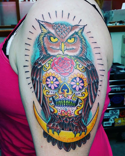 Explore oriental tattoo ideas, creative tattoo ideas in Hampton, available at Blue Horseshoe Tattoo and Body Piercing