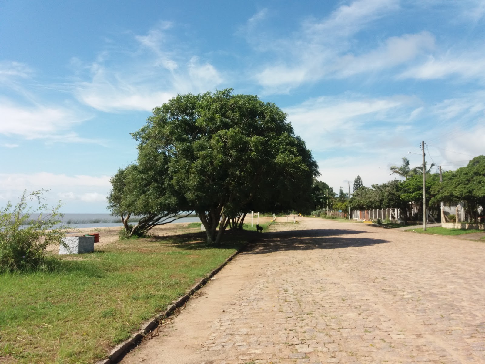 Foto von Praia Da Garca. und die siedlung
