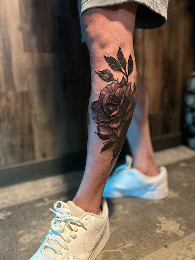 Explore indian feather tattoo ideas, creative tattoo ideas in Hudson, available at The Bohemian Social Club